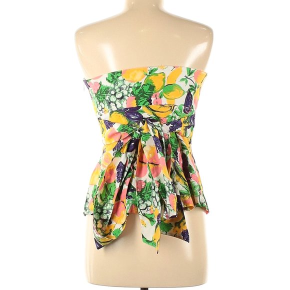 Club Monaco Tropical Tube Top - Picture 2 of 2